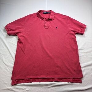 Polo by Ralph Lauren Men's Polo Shirt - Deep Red